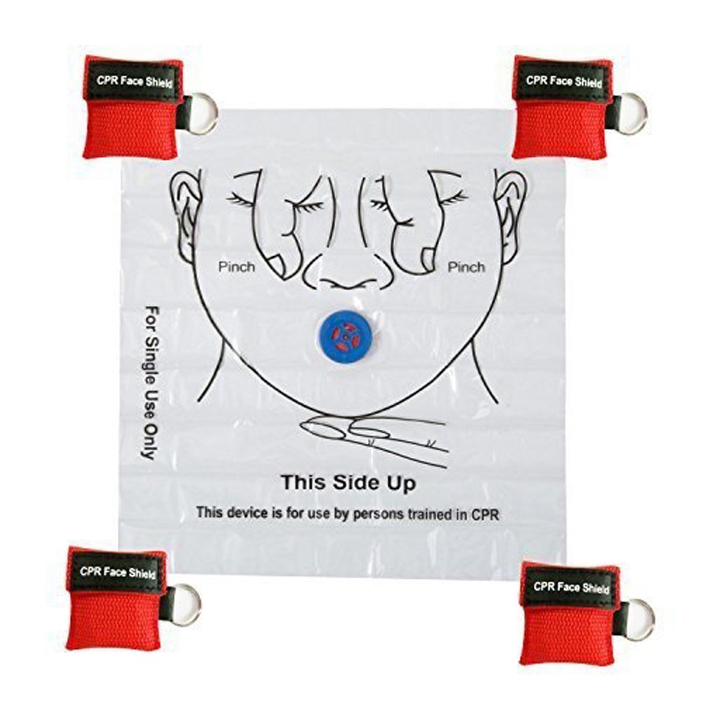 LSIKA-Z blue CPR shield kit with purse bag for quick access