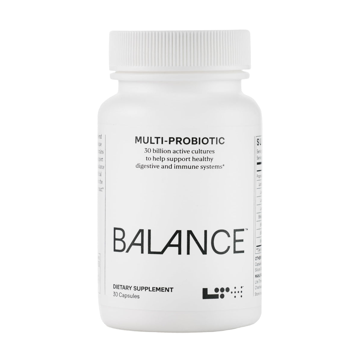 LTH Balance Multi Pro 30B bottle highlights high-potency probiotic for daily gut balance.