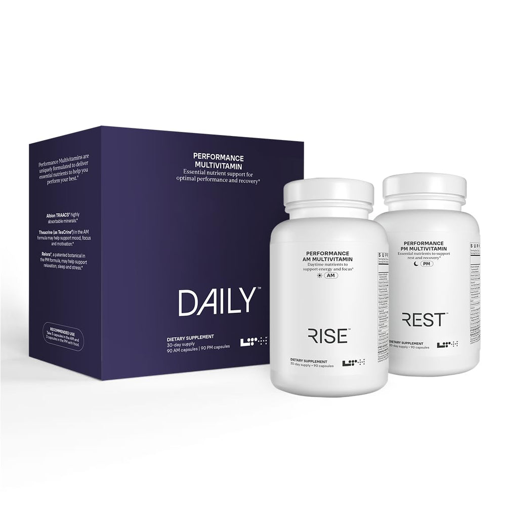 LTH Daily Performance bottle front shows energy support and daily nutrition