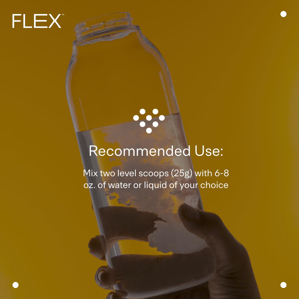 LTH Flex Whey Isolate vanilla mixing-glass image evokes creamy shakes