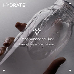 LTH Hydrate NSF Certified for Sport badge close-up.