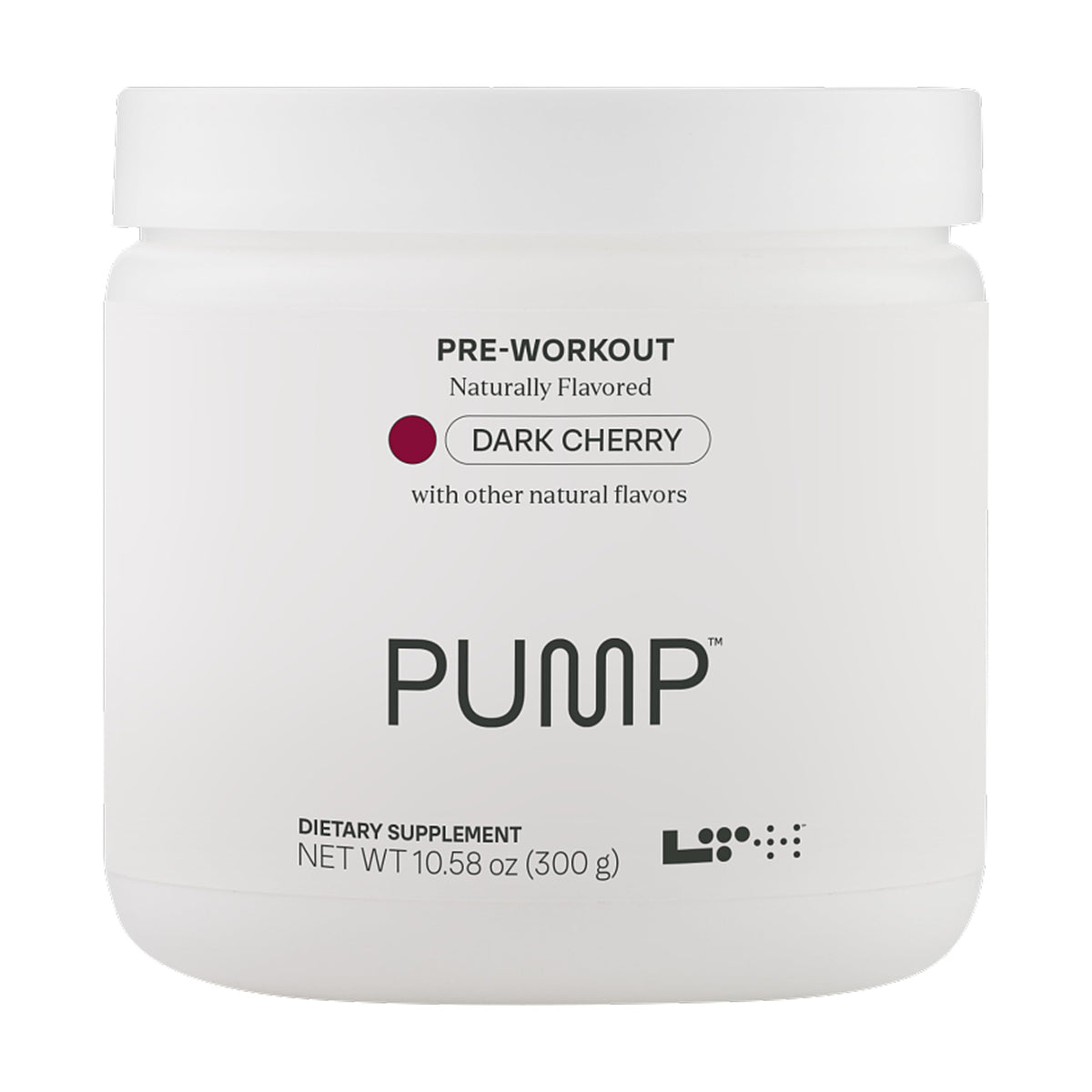 LTH Pump Dark Cherry canister, smooth energy for workouts
