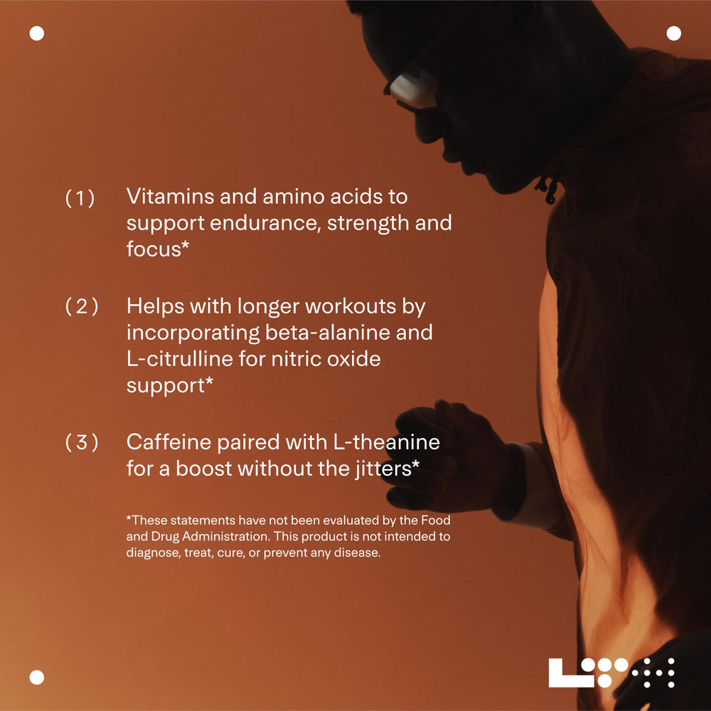 LTH Pump label closeup, high-quality ingredients visible for focused workouts