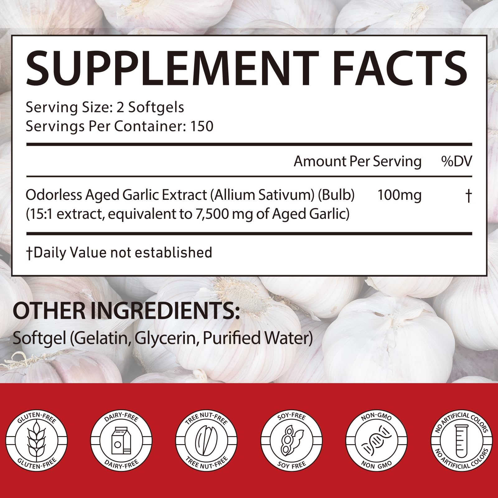 LTQXGT Odor-controlled Softgels pour highlights discreet, easy-to-take garlic supplement.