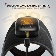 LTW knee massager showing three vibration modes for a personalized feel