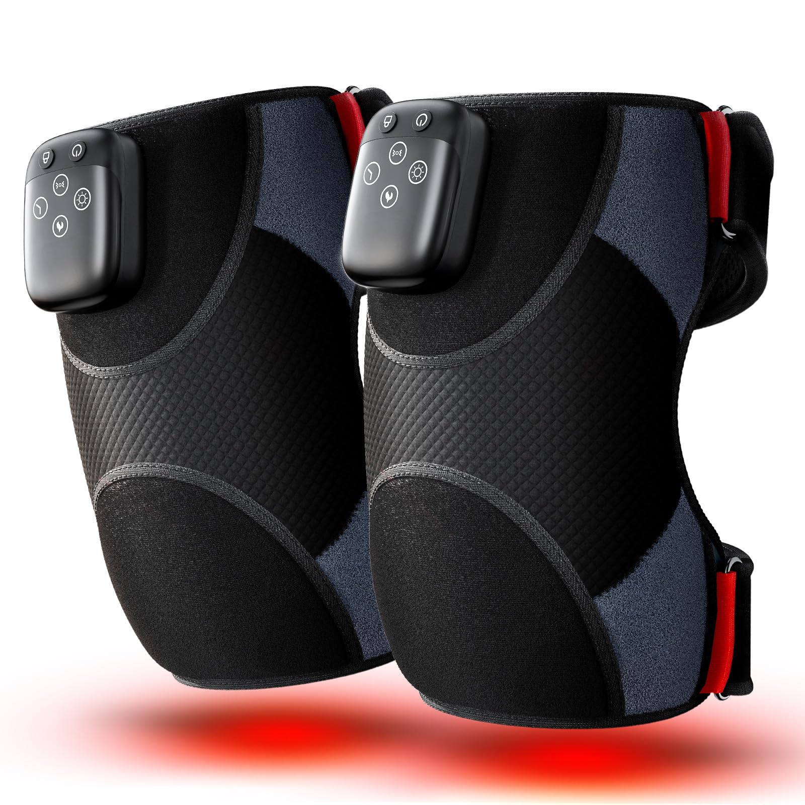 LTW knee massager worn with heat for soothing knee warmth during use