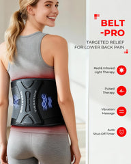 LTW belt worn around the waist shows ergonomic fit with adjustable straps