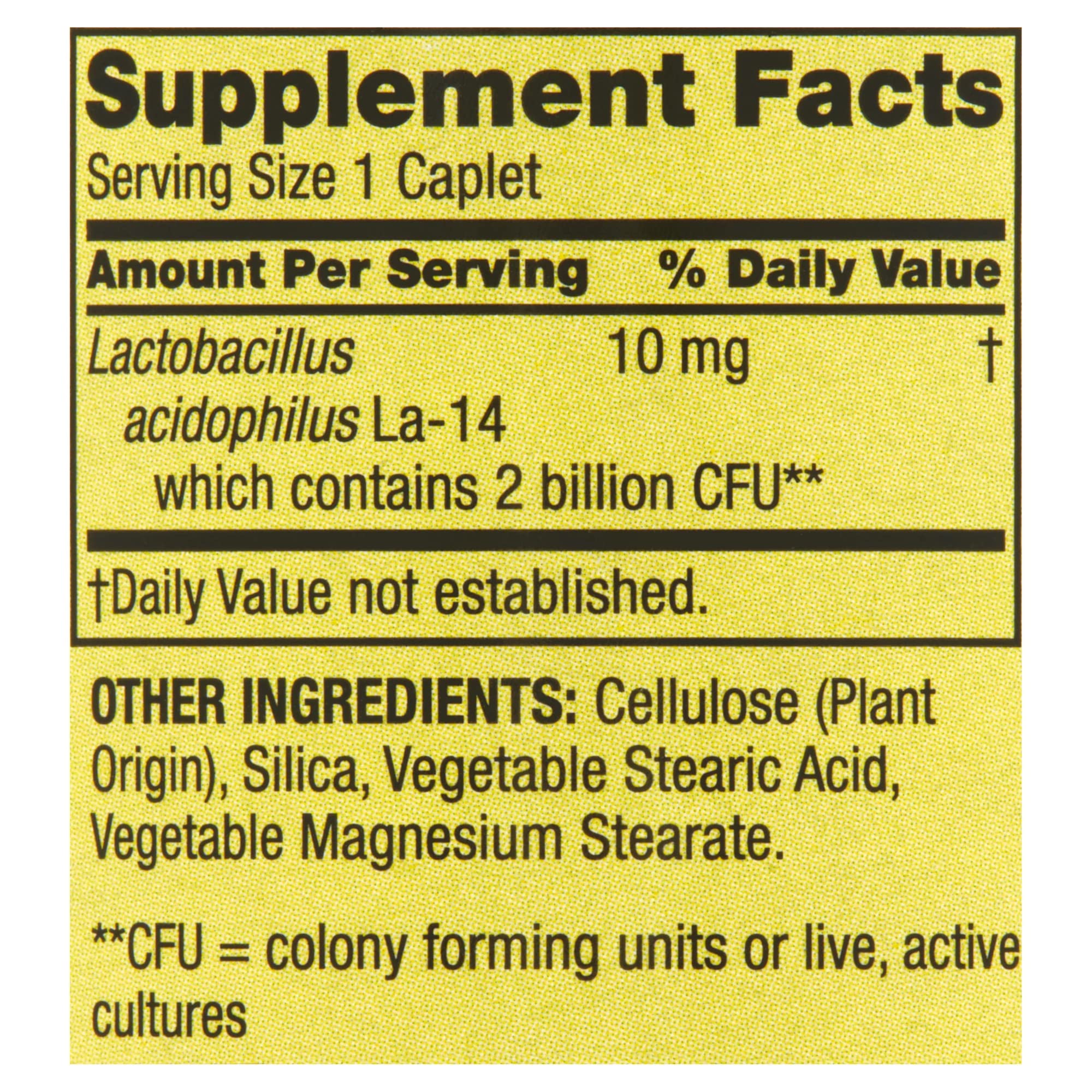 LUAL probiotic packaging showing low sodium per serving for mindful dieting.