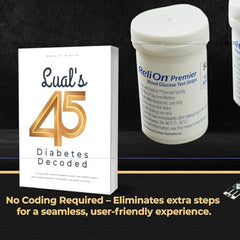 LUAL blood sugar testing strips for reliable at-home checks