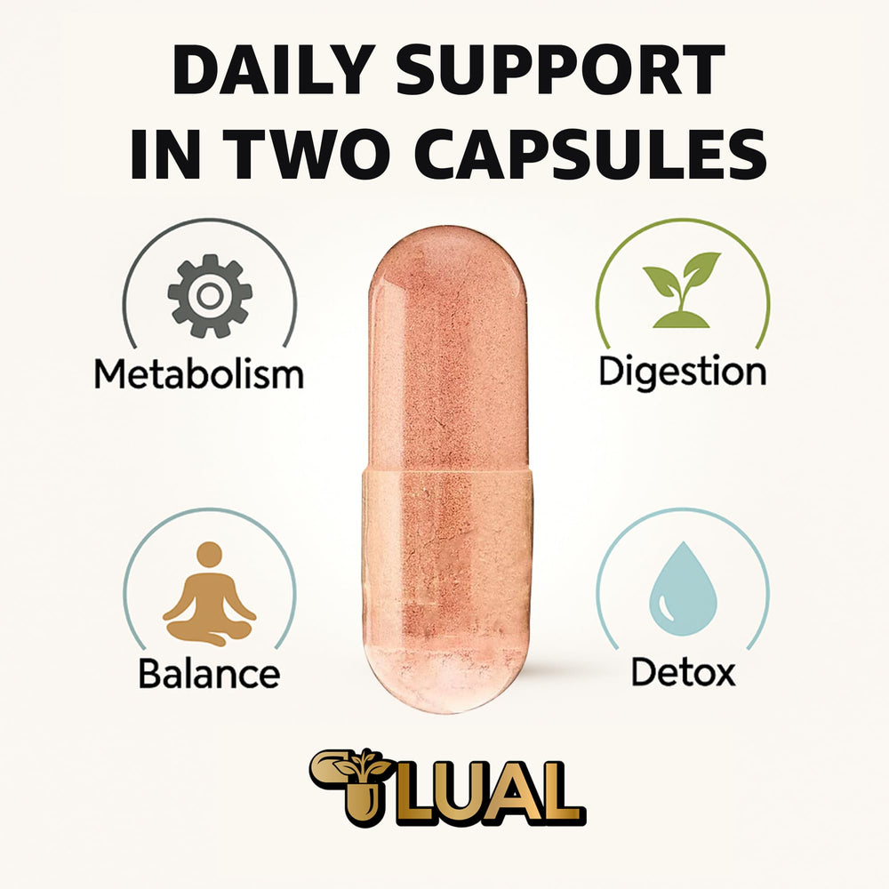 LUAL cinnamon pills on shelf ready to support your routine