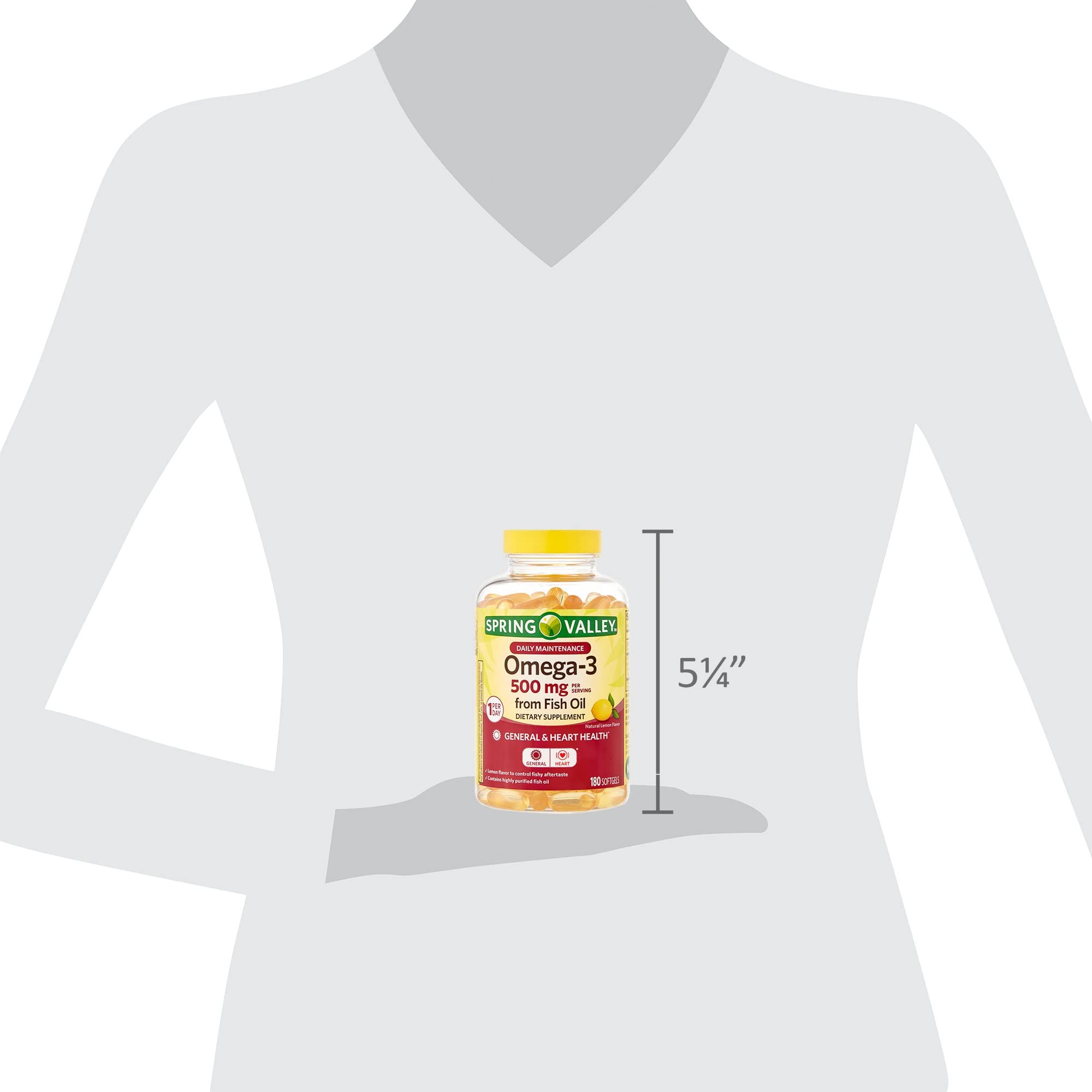 LUAL omega3 free from artificial colors and flavors, gluten-free and lactose-free