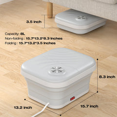 LUBBYGIM 1‑year warranty and 24/7 support for foot spa