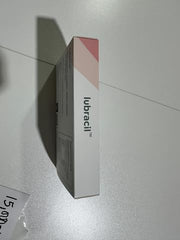Lubracil plant‑based formula label on bottle showing clean ingredients.