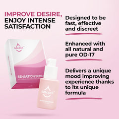 Lubracil Sensation Serum texture showcased for deep moisture and smooth contact