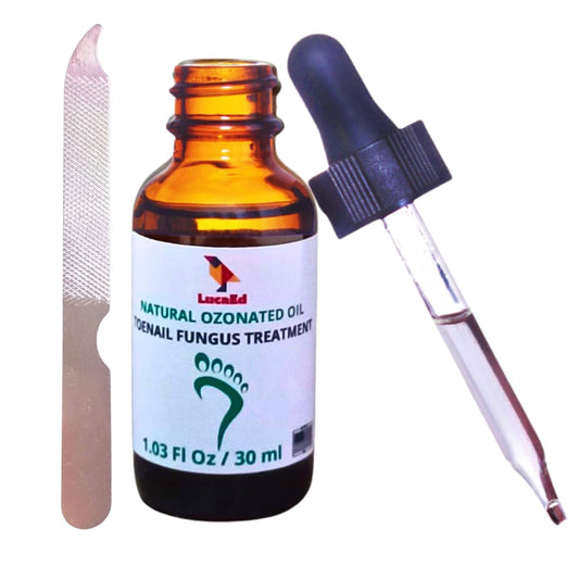 LucaED ozonated oil bottle for deep nail care