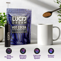 Lucid Dream Mushroom Hot Cocoa velvety chocolate flavor