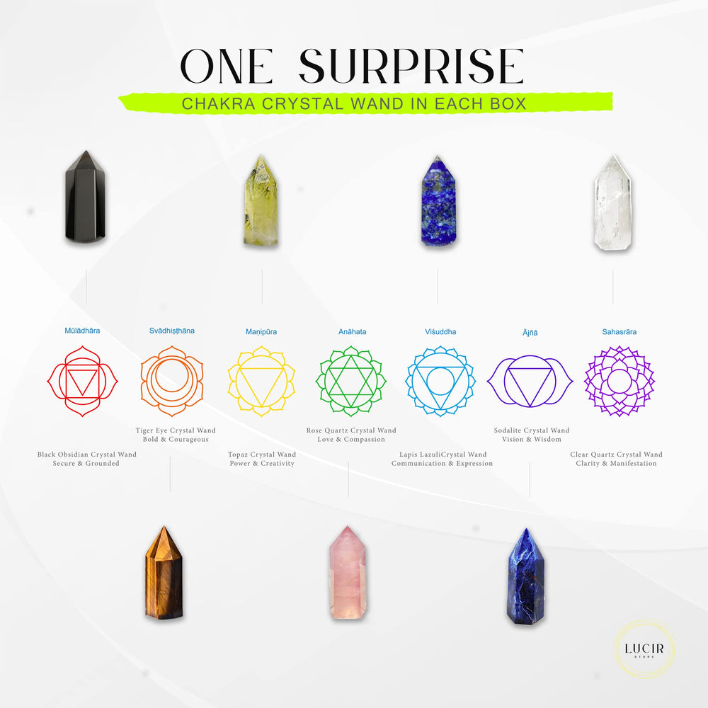 Lucir Store Healing Chakra candle with rose quartz promotes heart healing and emotional ease.