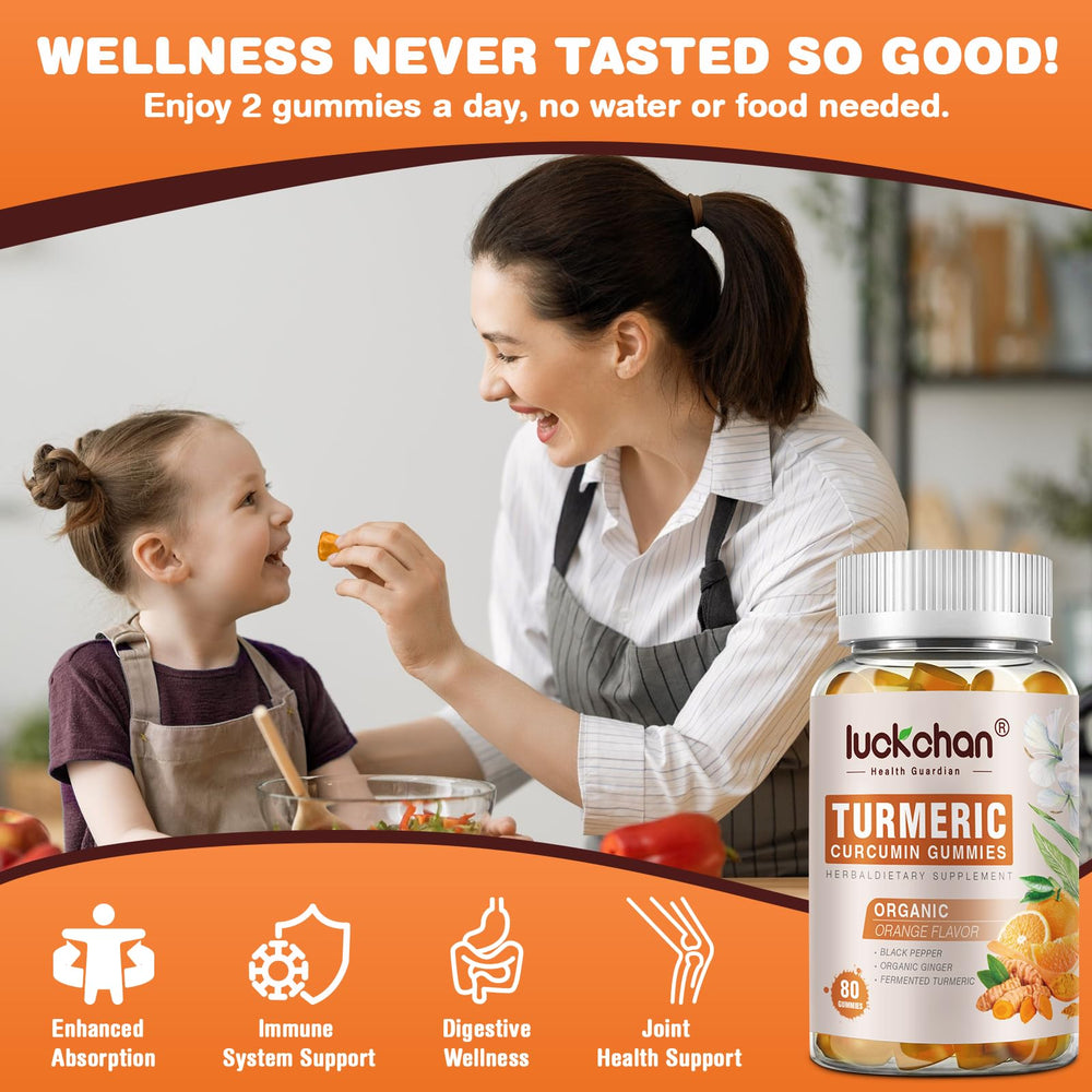 LUCKCHAN Ginger and Black Pepper detail illustrates natural pairing for enhanced absorption.