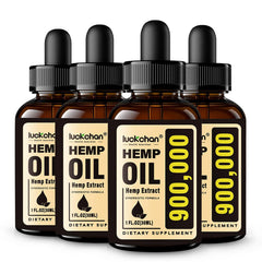 LUCKCHAN hemp oil bottle showcasing premium tincture for daily wellness.