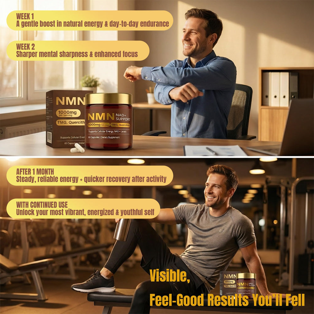 LUCKDATE pure-organic-nmn packaging showcasing additive-free formula.