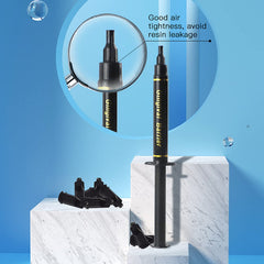 Luckin Smile metal tip for precise gel application near gums.