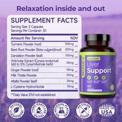 LuckTell Liver Support ginger slices featured with root highlights
