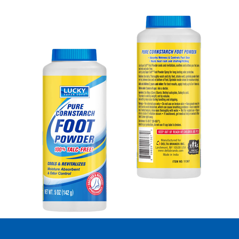 Lucky Super Soft label emphasizes natural ingredients and moisture absorption benefits.