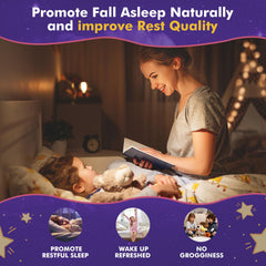 LUCNVEM adults taking gummies before bed for natural relaxation and routine support.