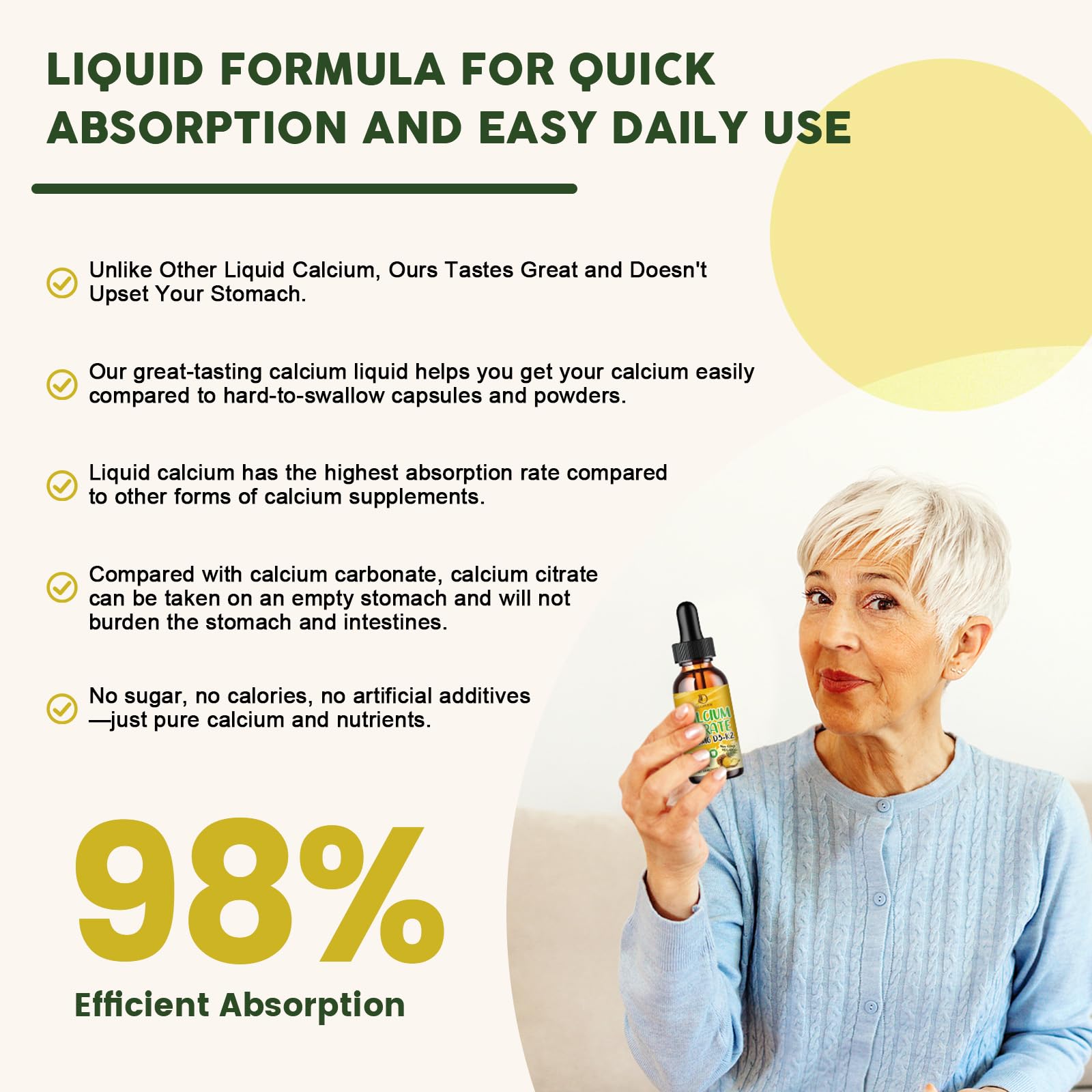 LUCNVEM Measuring-dropper ensures precise two milliliter dosing