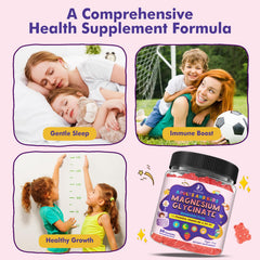 LUCNVEM kids gummies for ages 4+ during bedtime routine for calm evenings.