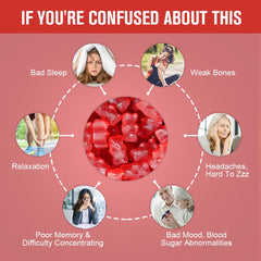 LUCNVEM ingredients panel highlights magnesium blend and added vitamins.