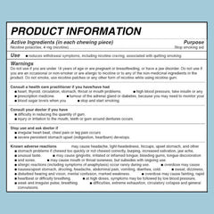 Lucy Nicotine Gum wintergreen flavor scent enhances sensory chewing experience.