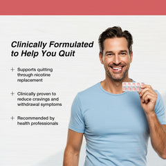 Lucy NRT Cinnamon gum 100-count pack for quit attempts