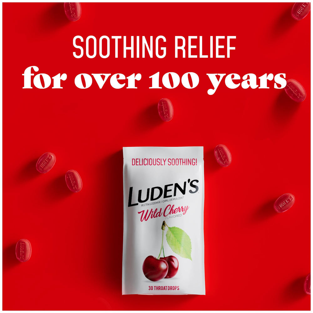 Family-friendly Luden's packaging showing safe-for-3-and-up usage.
