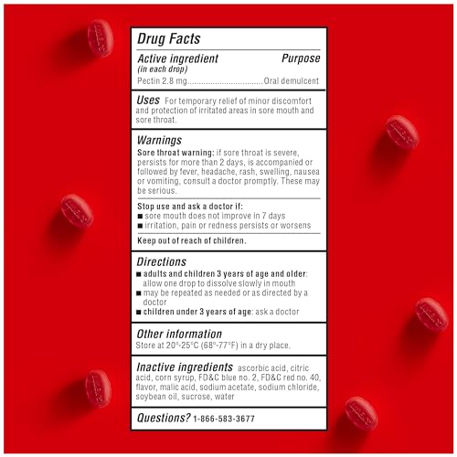 Luden's Wild Cherry drops resealable bag for convenient home or travel use.