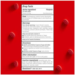 Luden's Wild Cherry drops resealable bag for convenient home or travel use.