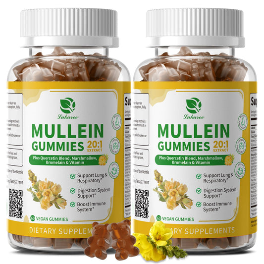 Lukaree 2-pack gummies bottle front view suggesting lung wellness support