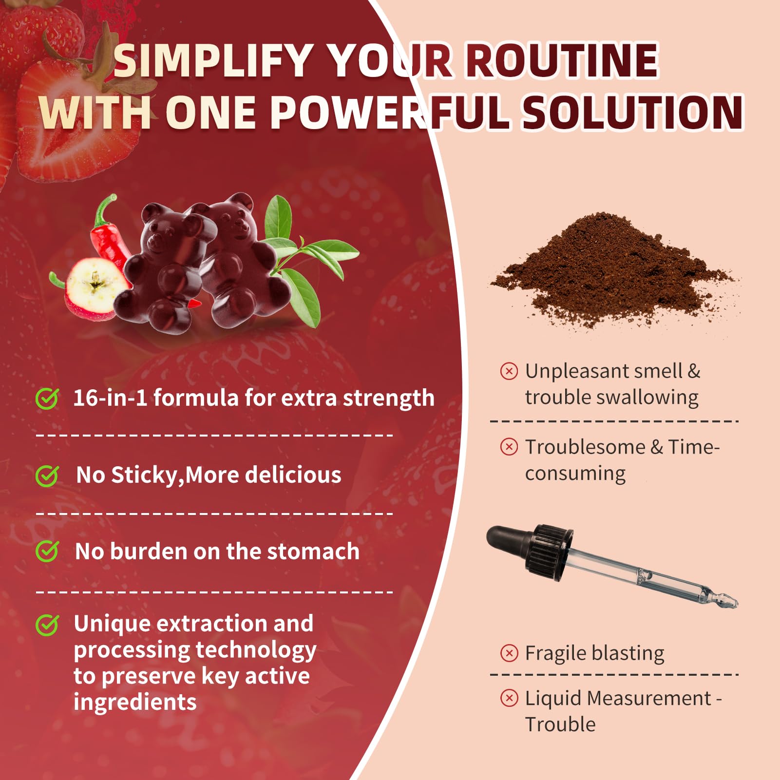 Lukaree daily wellness gummies designed for easy on-the-go use.