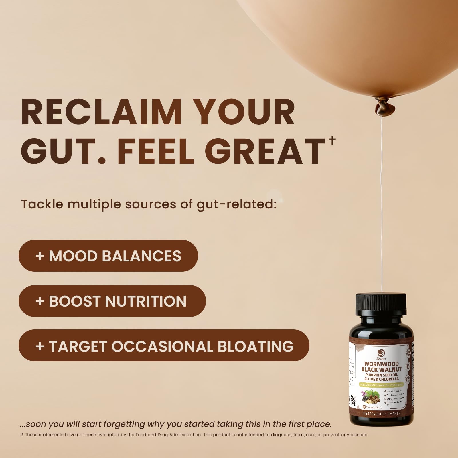 Lukaree herbal blend highlights potential antioxidant support.