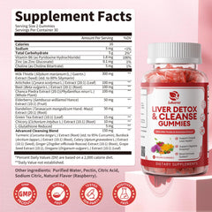 Lukaree Liver Cleanse daily-use gummies on a breakfast table.