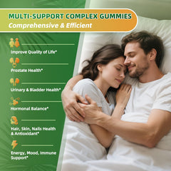 Lukaree Saw Palmetto bottle side detail listing the 15-in-1 formula.