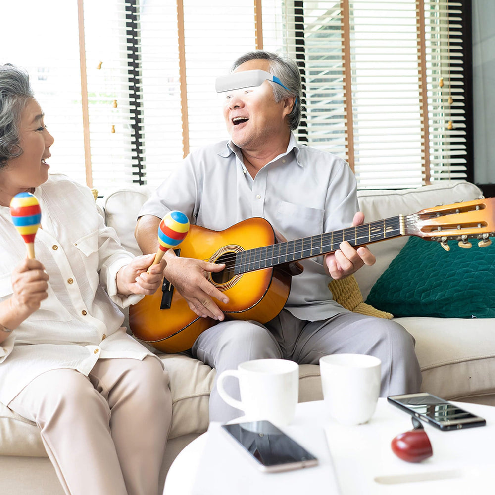 Lukirch light therapy glasses compatible with contacts or prescriptions