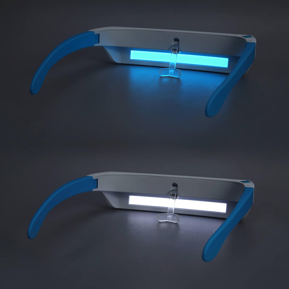 Lukirch white-mode light therapy glasses for balanced daytime relief