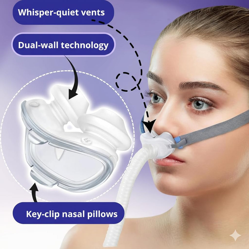 Lullapad durable silicone material nasal pillow emphasizing longevity and easy cleaning
