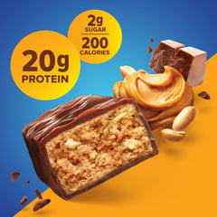 Lulurose Pure Protein Bar texture close-up, gluten-free snack option.