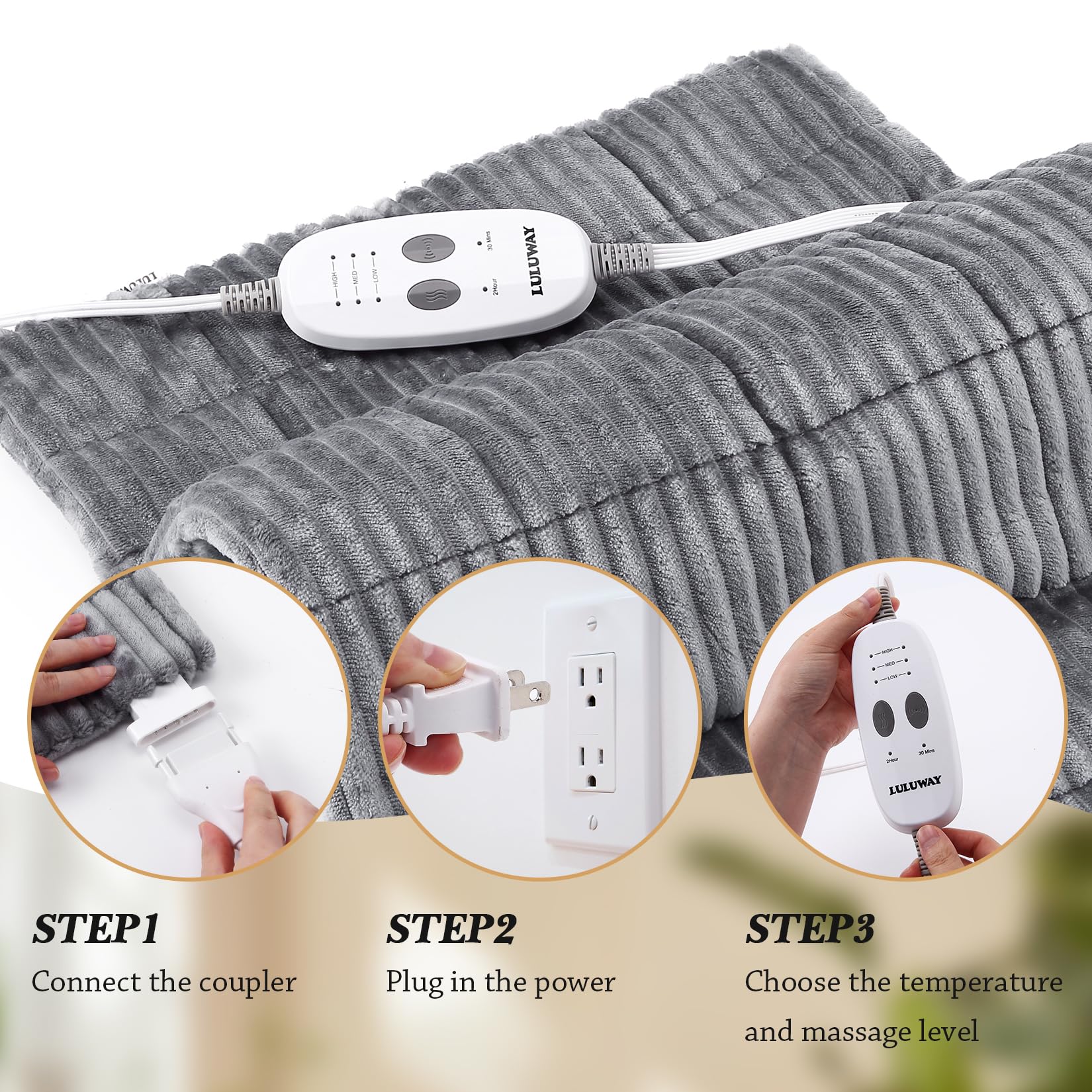 LULUWAY 9-meter heating wire for extended heating reach
