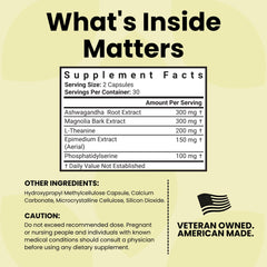 Bottle back label details reveal clean ingredients and usage guidance.