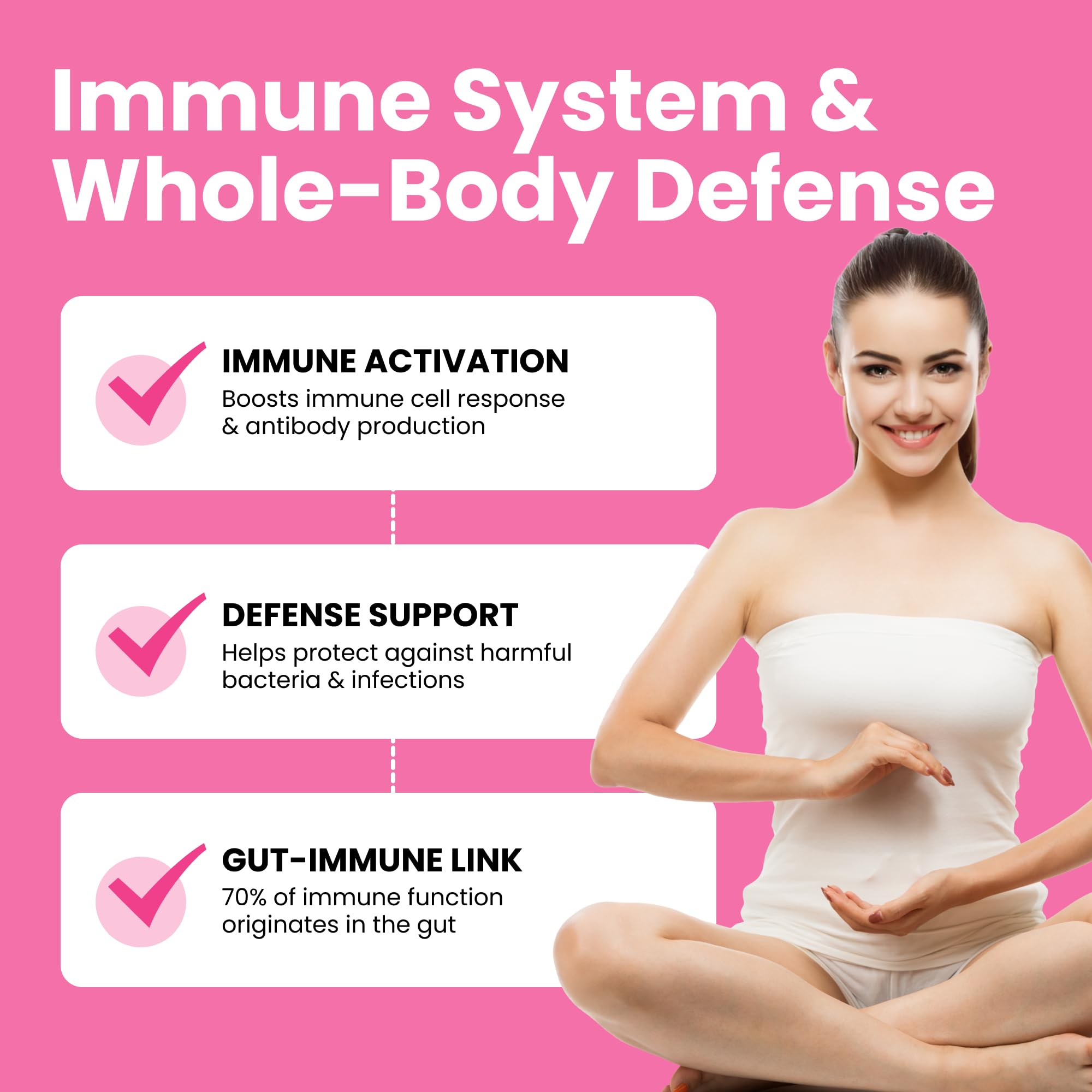 Luma Nutrition Probiotics for Women bottle label highlighting USA-made origin