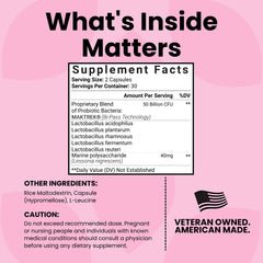 Luma Nutrition Probiotics for Women capsules ready for daily use