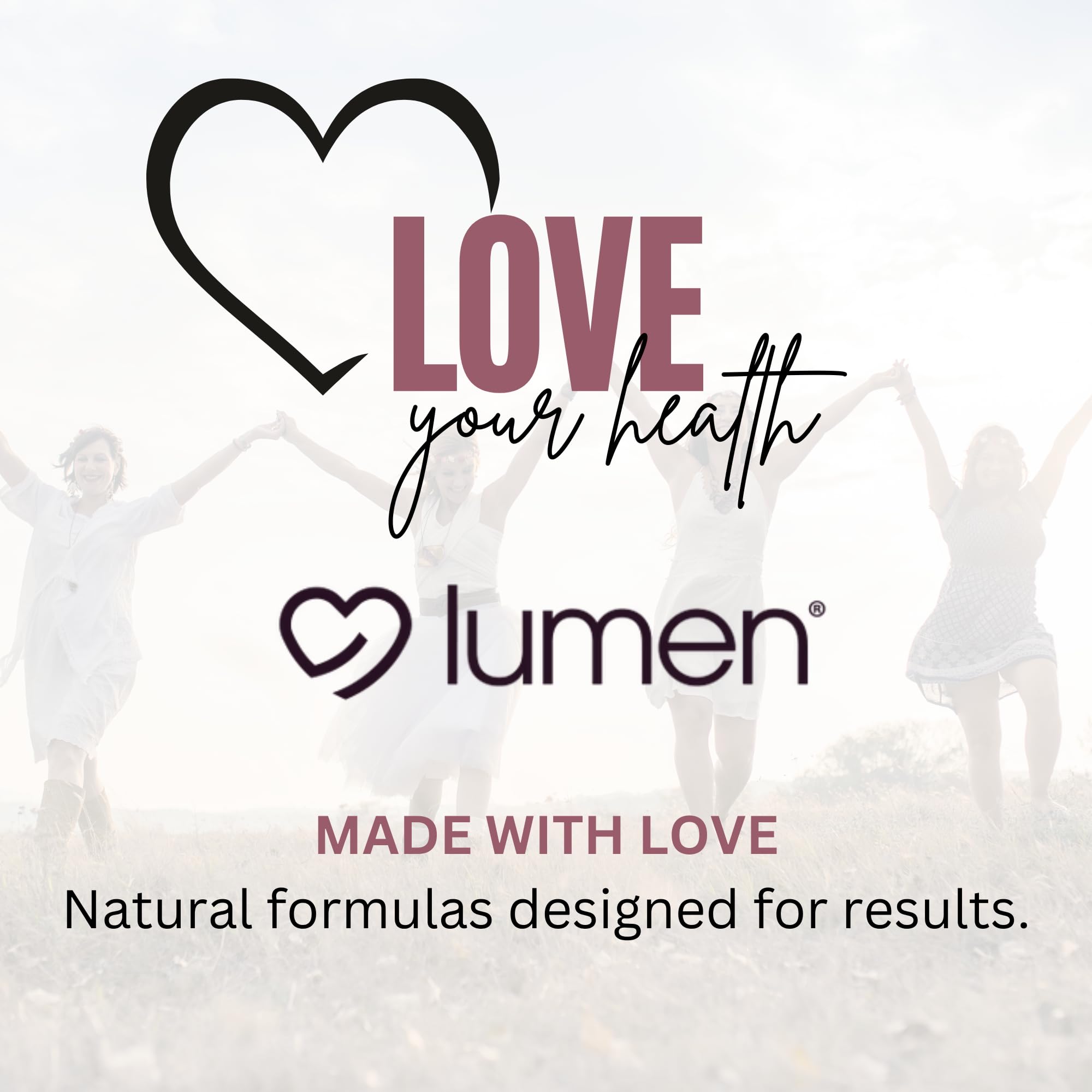 Lumen Naturals Collagen Gummies serving size label noting 60 servings for the bottle